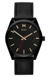 MVMT ELEMENT CAVIAR LEATHER STRAP WATCH, 43MM,28000053-D