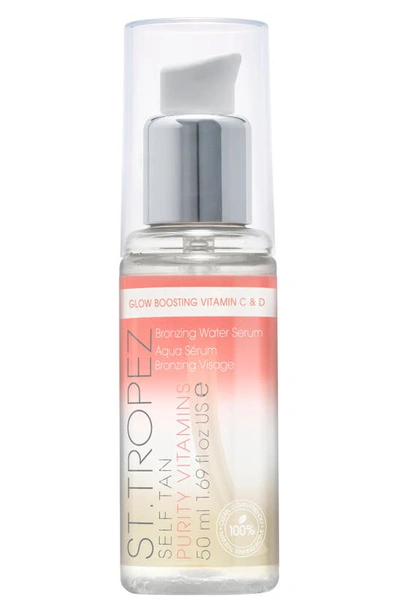 St. Tropez Self Tan Purity Vitamins Bronzing Water Serum, 1.69-oz. In Orange