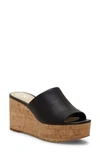 VINCE CAMUTO GADGEN PLATFORM WEDGE SANDAL,VC-GADGEN