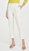 Theory Thaniel Approach Cropped Pants In Ivory