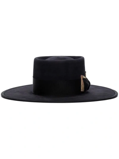 Nick Fouquet Black Tournesel Felt Hat