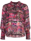 CHUFY CUSCO FLORAL PATTERNED SHIRT