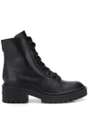 KENZO LACE-UP ANKLE BOOTS