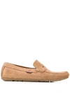 Tommy Hilfiger Suede Loafers In Neutrals