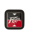 PRADA LOGO PLAQUE BROOCH