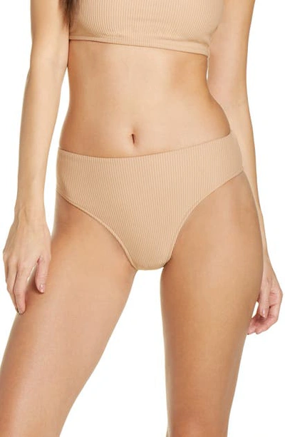 Frankies Bikinis Jenna Bandeau Bikini Top In Sand