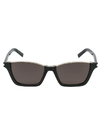 Saint Laurent Black Dylan 365 Rectangular Sunglasses