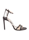 JIMMY CHOO JIMMY CHOO WOMEN'S BLACK FABRIC SANDALS,THAIA100GFYBLACK 41