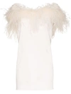 SAINT LAURENT SAINT LAURENT WOMEN'S WHITE ACETATE DRESS,610291Y125W9583 40