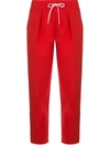 GIVENCHY CROPPED DRAWSTRING TROUSERS
