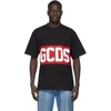 Gcds Logo Band Cotton Jersey T-shirt In Black