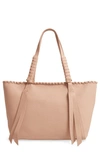 ALLSAINTS SMALL KEPI EAST/WEST LEATHER TOTE,WB276R