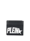 PHILIPP PLEIN LOGO PRINTED CREDIT CARD WALLET