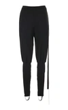 LOEWE CRYSTAL-EMBELLISHED WOOL-BLEND SKINNY PANTS,788428