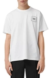 BURBERRY KARLFORD GLOBE APPLIQUE T-SHIRT,8028945