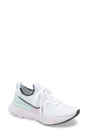 Nike React Infinity Run Flyknit Running Shoe In White/ Black/ Iced Lilac