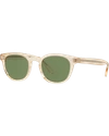 Oliver Peoples Unisex Sheldrake Square Sunglasses, 47mm In Beige