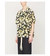 LOEWE Floral-print relaxed-fit crepe shirt