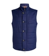 ISAIA CASHMERE QUILTED GILET,15097705