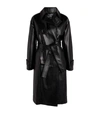 DOLCE & GABBANA LONG LEATHER COAT,15055826