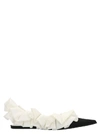 MM6 MAISON MARGIELA MM6 MAISON MARGIELA RUFFLED SLINGBACK FLAT SHOES