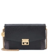 GIVENCHY GV3 MINI LEATHER SHOULDER BAG,P00441630