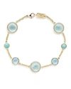 Ippolita Women's Lollipop 18k Yellow Gold & Multi-stone Soft Bracelet In Blue Pattern