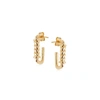 MISSOMA REEL OVATE MINI HOOP EARRINGS,TW G E13 NS