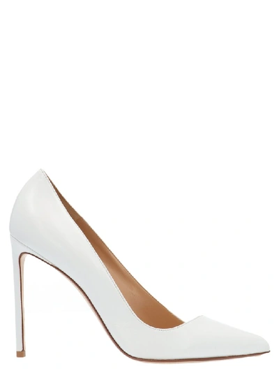 Francesco Russo 110mm Pointed-toe Pumps In White