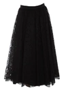 RED VALENTINO REDVALENTINO FLARED LACE SKIRT