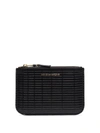 Comme Des Garçons Black Brick Leather Wallet In Black