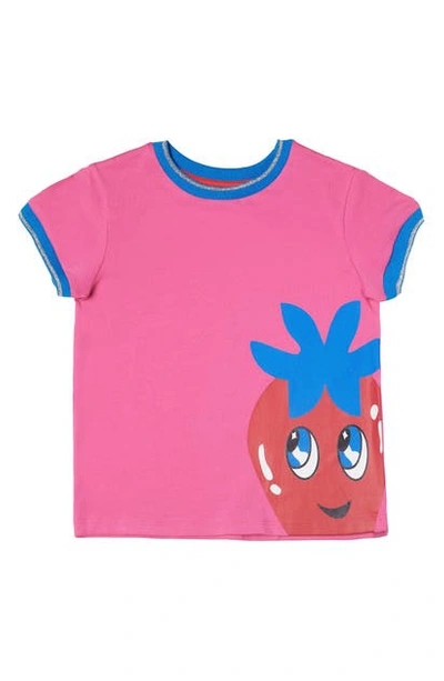 Art & Eden Kids' Whitney Organic Cotton Graphic Tee In Flushed