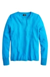 Jcrew Crewneck Cashmere Sweater In Bright Ultramarine