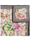 DOLCE & GABBANA FLORAL SCARF