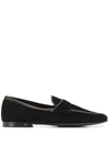 DOLCE & GABBANA CONTRAST TRIMS LOAFERS