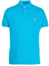 Polo Ralph Lauren Logo-embroidered Polo Shirt In Blue