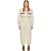 GUCCI OFF-WHITE CANVAS JUMPSUIT