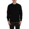 Cruciani Long-sleeved Crewneck Sweater In Black
