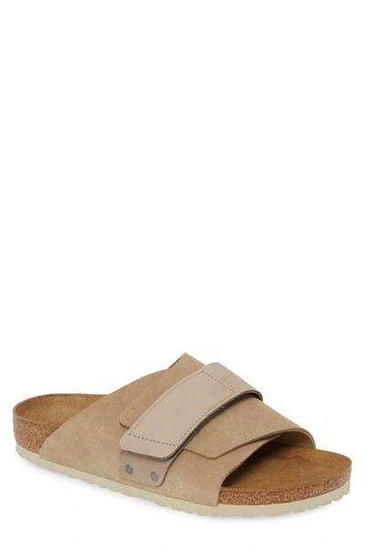 Birkenstock Arizona Kyoto Sandal In Taupe At Urban Outfitters