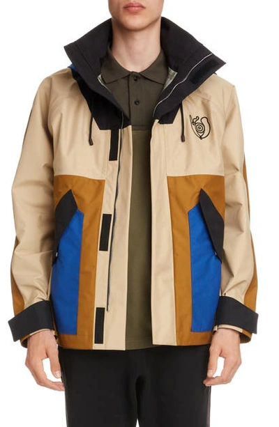 Loewe Casual Jacket In Beige Nylon