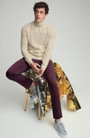 Zachary Prell Aster Straight Leg Pants In Sand