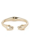 ALEXIS BITTAR FUTURE ANTIQUITY FACE TO FACE PANTHER CUFF,AB0SB012