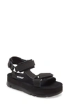 Camper Oruga Up Platform Sport Sandal In Black