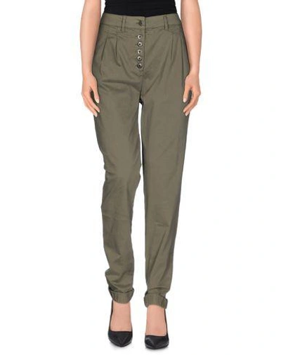 Patrizia Pepe Casual Trousers In Military Green