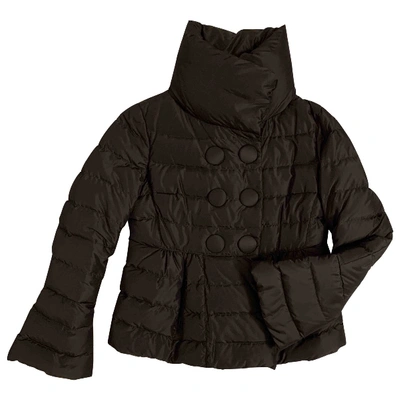 Pre-owned Moncler Coat In Brown