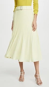 CLUB MONACO SPLIT PLEAT SKIRT