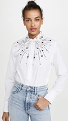 PACO RABANNE STUDDED BUTTON DOWN SHIRT