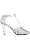 GIVENCHY CAGE T-BAR SANDALS