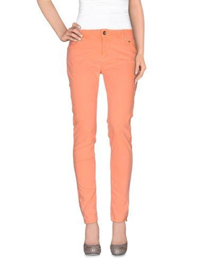 Hoss Intropia Casual Trousers In Salmon Pink