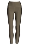 Alo Yoga Airlift High Waist 7/8 Leggings In Olive Branch